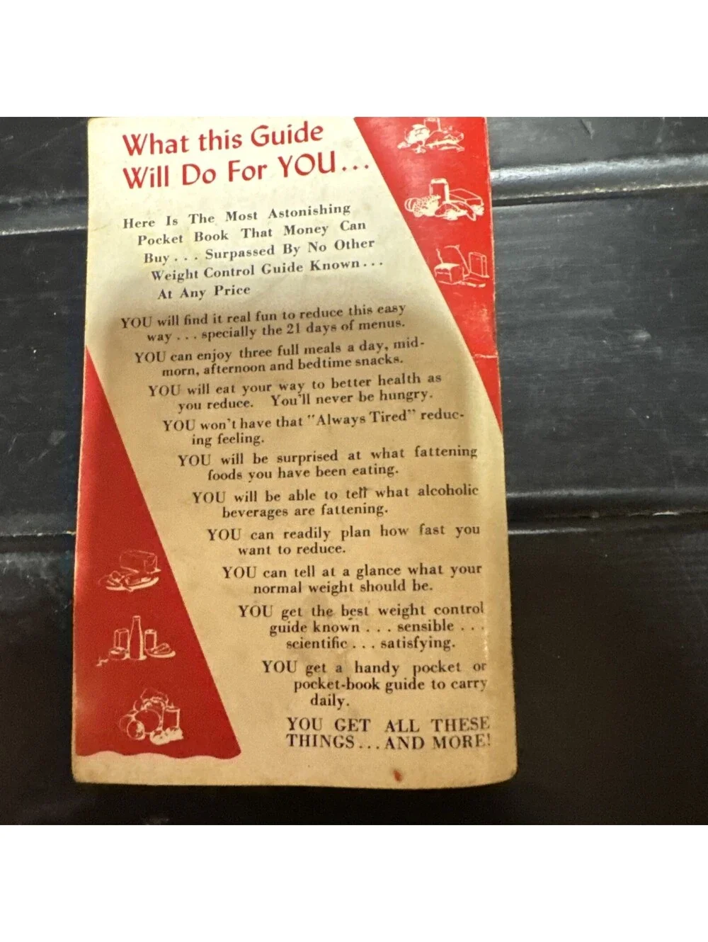 1956 Joe Bonomo Calorie Counter and Control Guide 2290 Food Calorie Listings